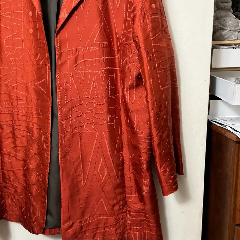 Chico's Textured Red‎ Blazer